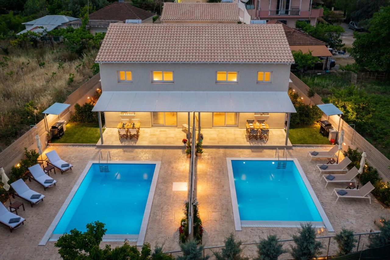 Grappolo Lefkada Villas - Villa Vertzami Just 2 Km From Lefkada Town Apolpaina Ngoại thất bức ảnh