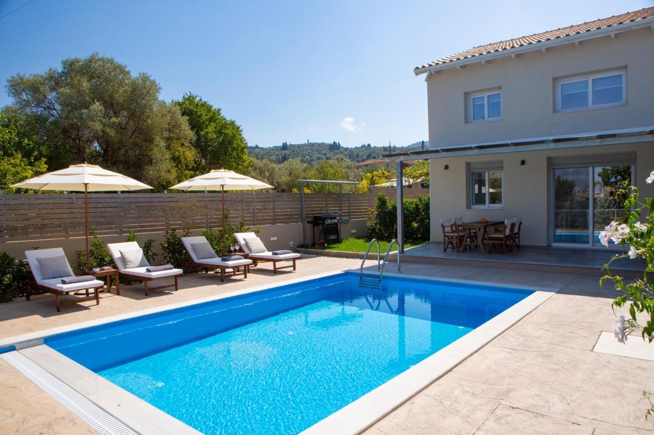 Grappolo Lefkada Villas - Villa Vertzami Just 2 Km From Lefkada Town Apolpaina Ngoại thất bức ảnh