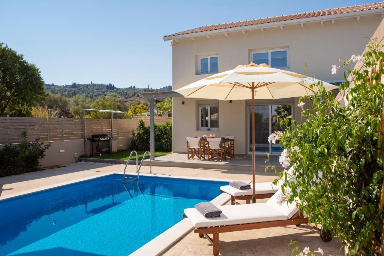 Grappolo Lefkada Villas - Villa Vertzami Just 2 Km From Lefkada Town Apolpaina Ngoại thất bức ảnh