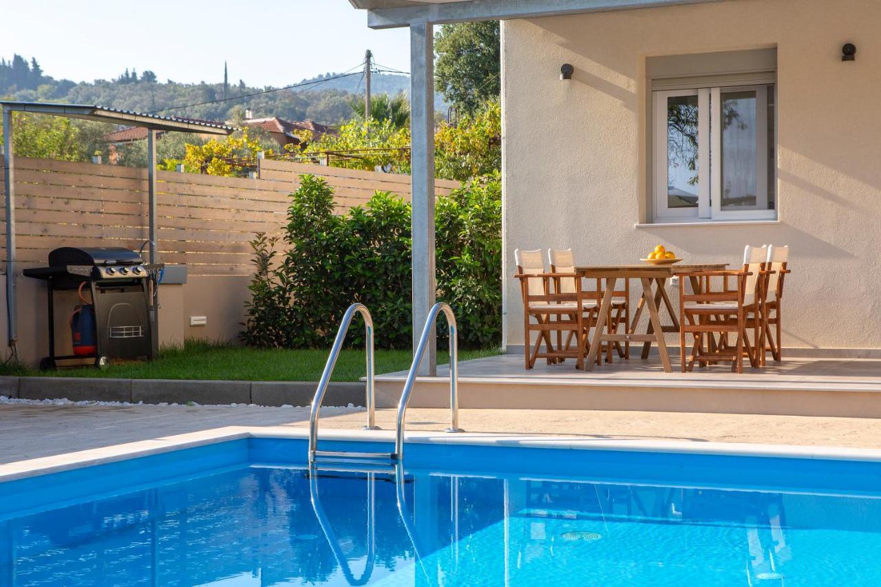 Grappolo Lefkada Villas - Villa Vertzami Just 2 Km From Lefkada Town Apolpaina Ngoại thất bức ảnh