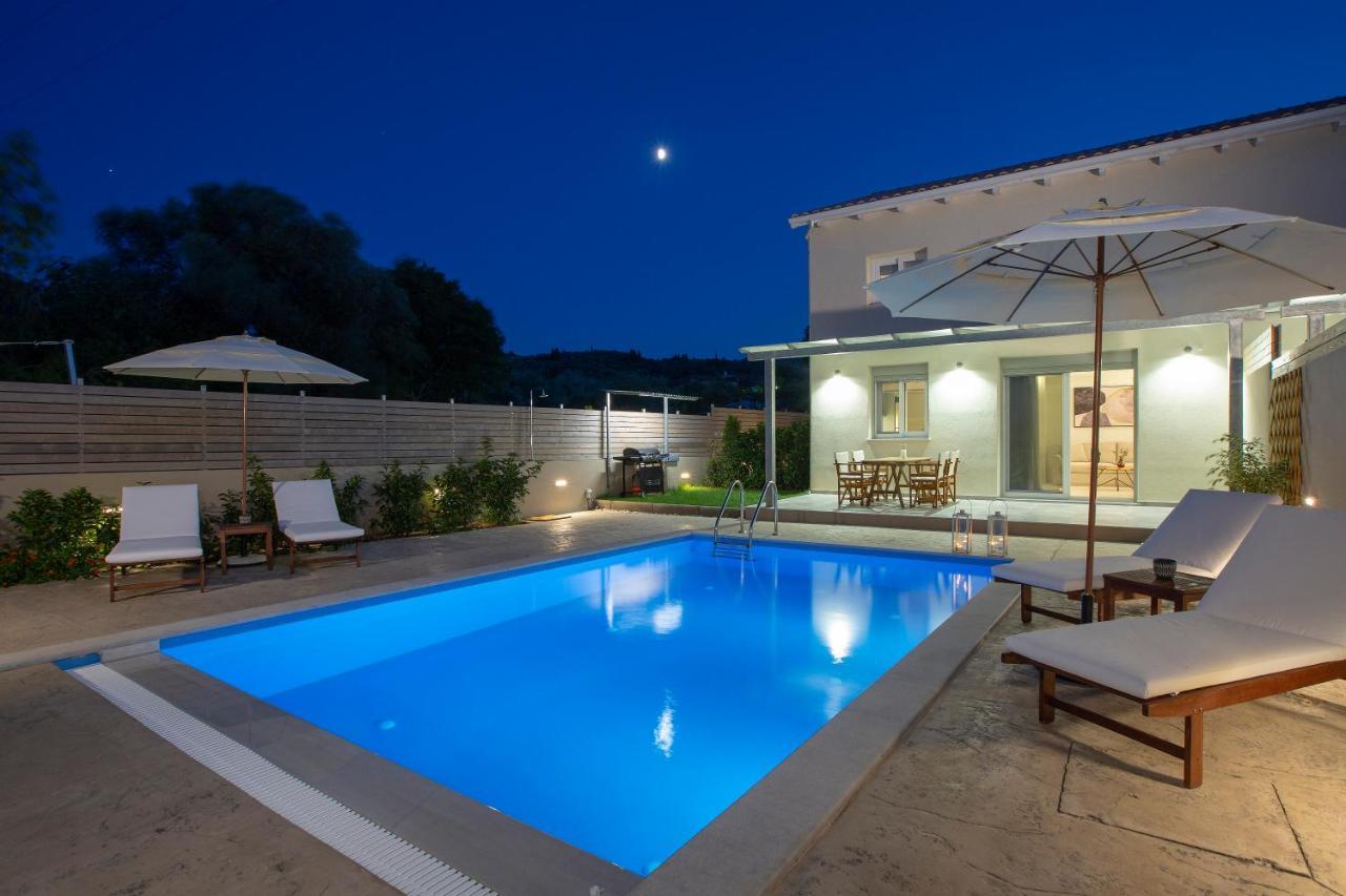 Grappolo Lefkada Villas - Villa Vertzami Just 2 Km From Lefkada Town Apolpaina Ngoại thất bức ảnh